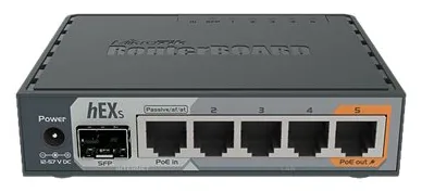 MikroTik RouterBOARD hEX S - Router - 4-Port-Switch, Ansicht 2