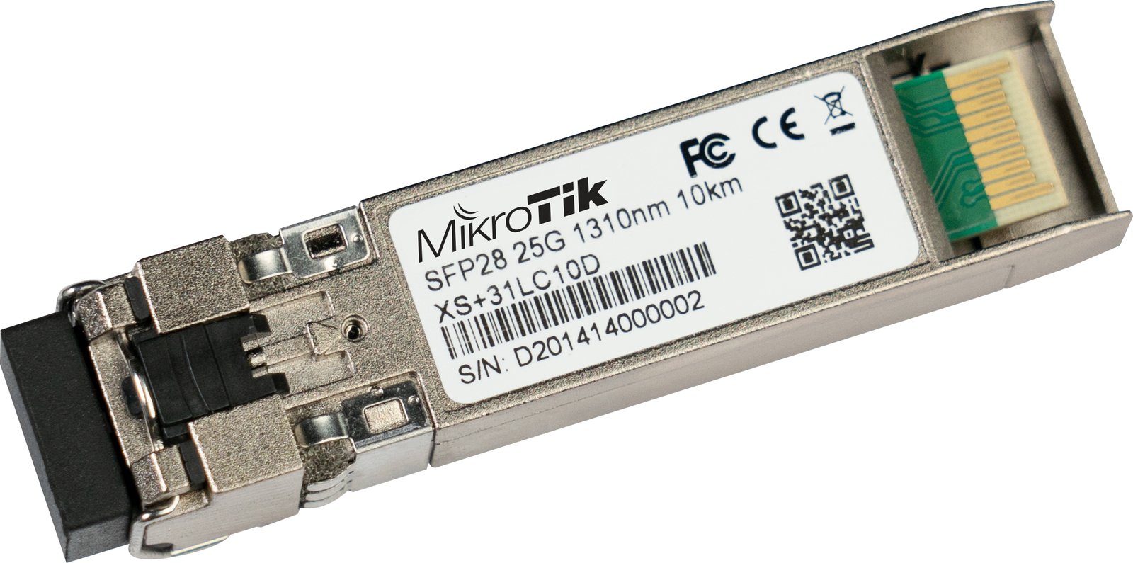 MikroTik XS+31LC10D - SFP28 Empfängermodul - SFP+/SFP28 / LC/UPC Einzelmodus