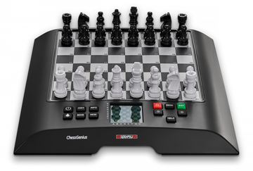 Millennium ChessGenius - Einteiliges Brett - Schwarz - Weiß