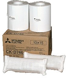Mitsubishi CK CKD746 - Farbband- / Papier-Satz - für Color Printer CP-D707DW, CP-D70DW von LumaTech