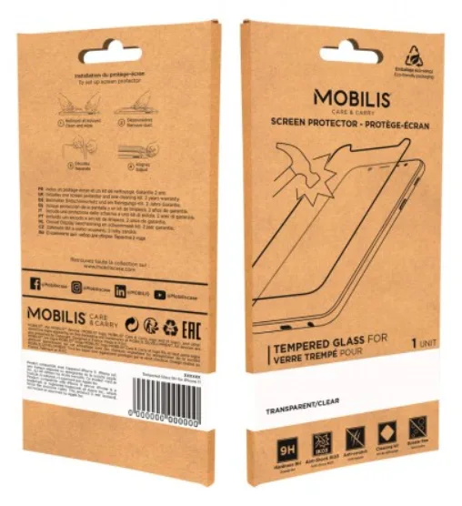 Mobilis Bildschirmschutz für Handy - Glas - klar - Samsung Galaxy, Ansicht 4