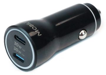 Mobilis Energia Charger 60W Car 2 USB-C 1 USB-A SB von LumaTech
