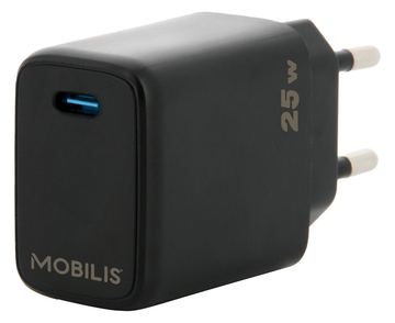 Mobilis Netzteil - schnell - 25 Watt - PD (24 pin USB-C) von LumaTech