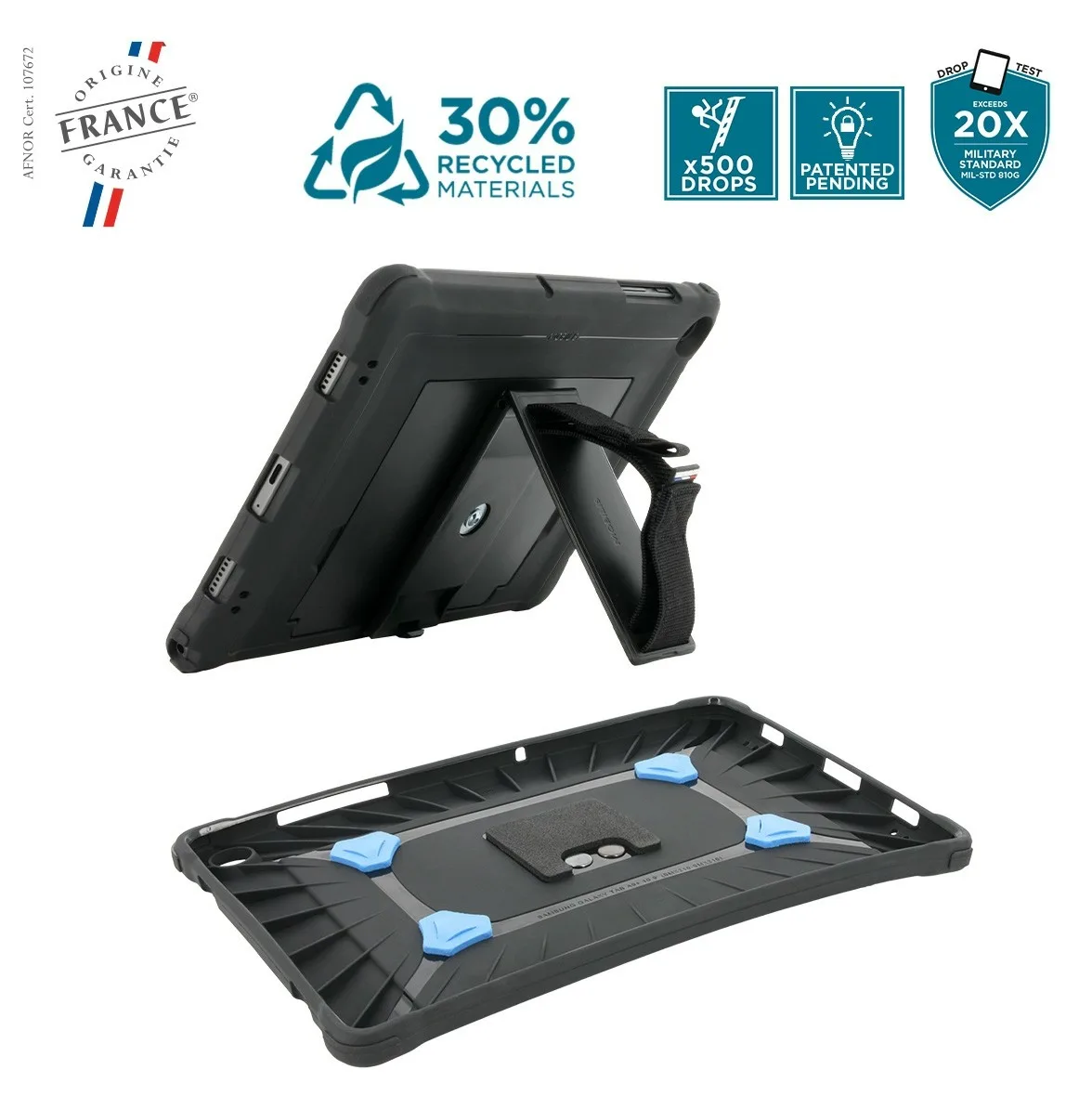 Mobilis PROTECH Case+360 handst.+kickstand+handstrap A9+10.9, Ansicht 2
