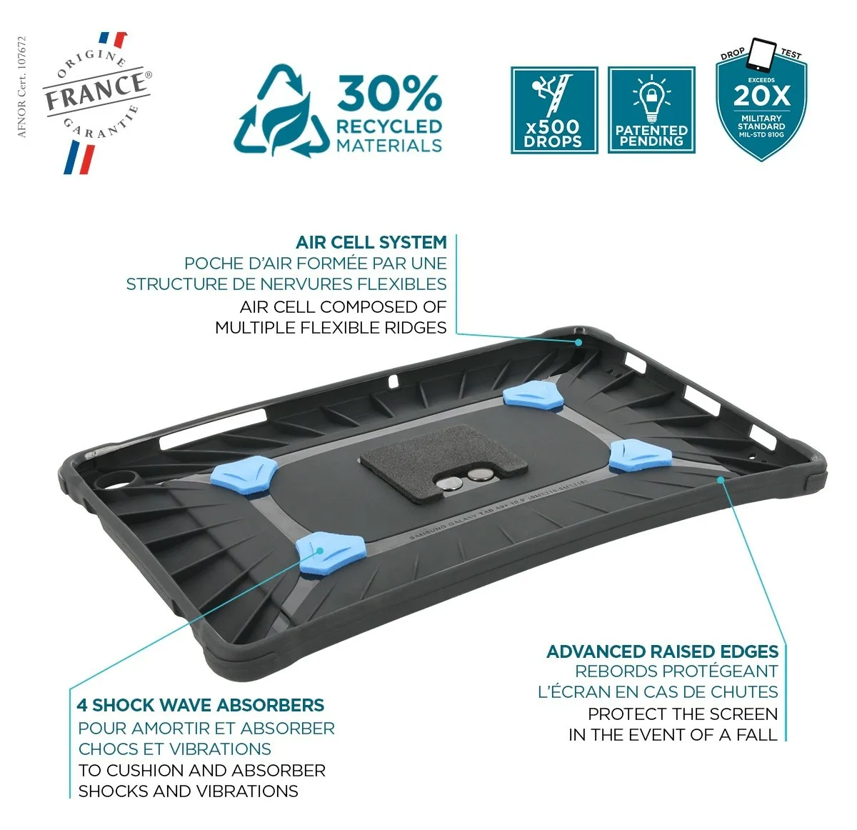 Mobilis PROTECH Case+360 handst.+kickstand+handstrap A9+10.9, Ansicht 3