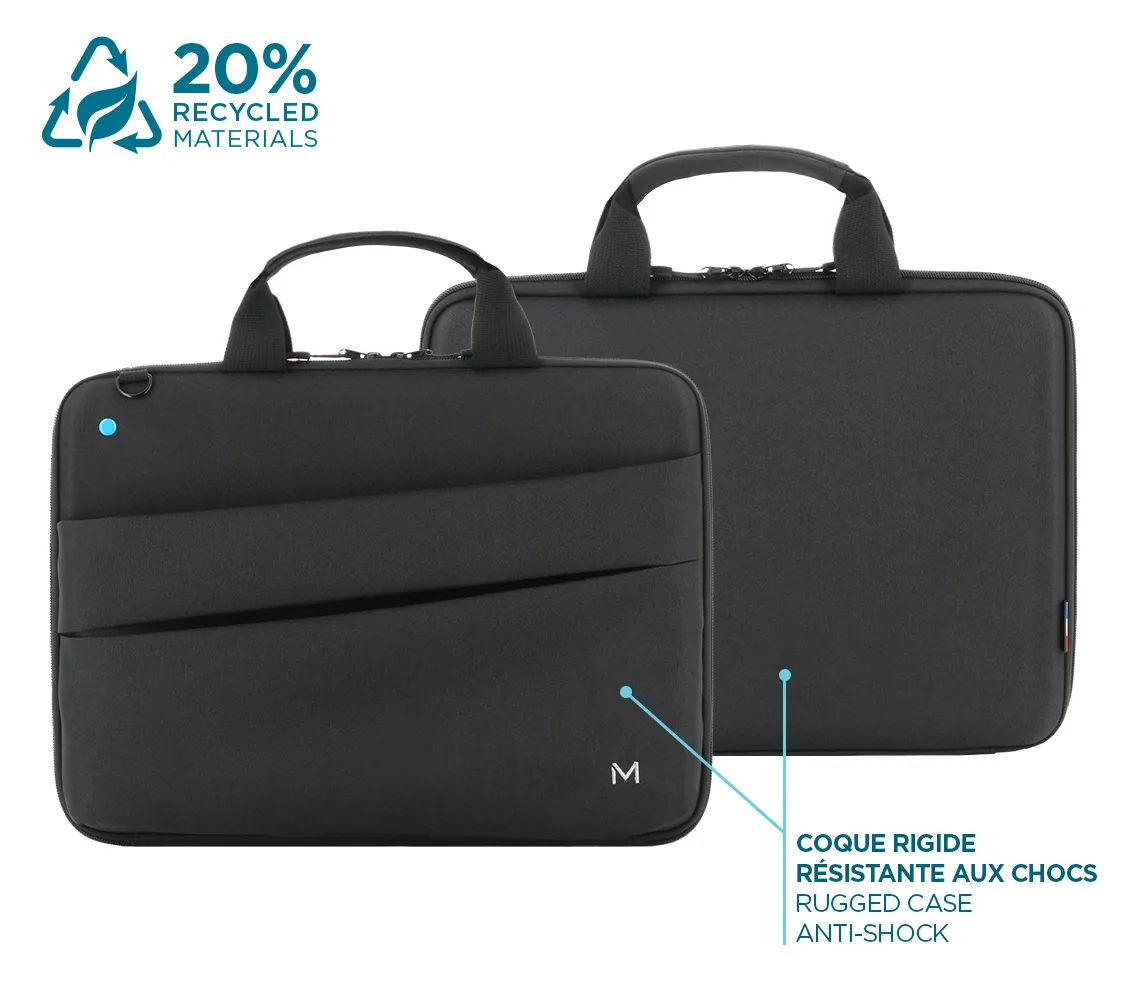 Mobilis THE ONE - Notebook-Tasche - Clamshell, 20 % recycelt, Ansicht 2