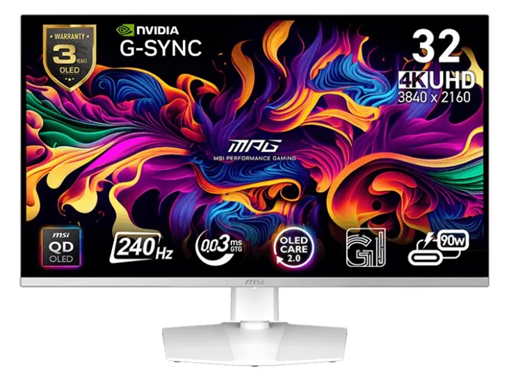 MSI MPG 321URXWDE QD-OLED - OLED-Monitor - Gaming - 80 cm (31.5), Ansicht 5