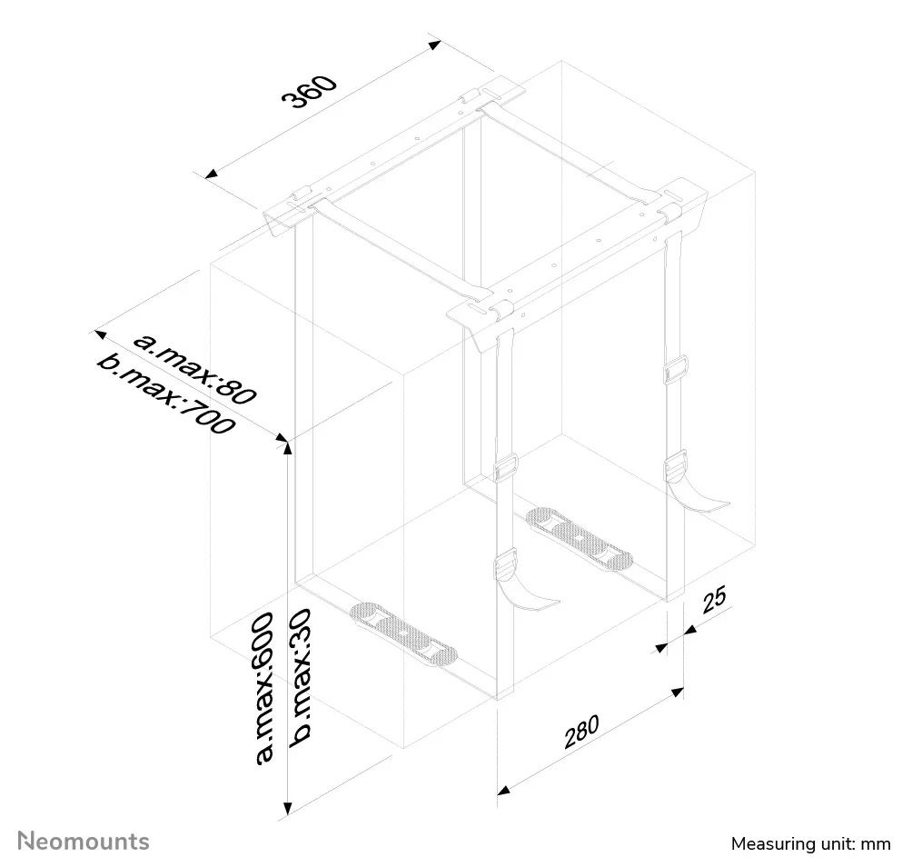 Neomounts by Newstar CPU-D025 - Befestigungskit (CPU-Halterung), Ansicht 2
