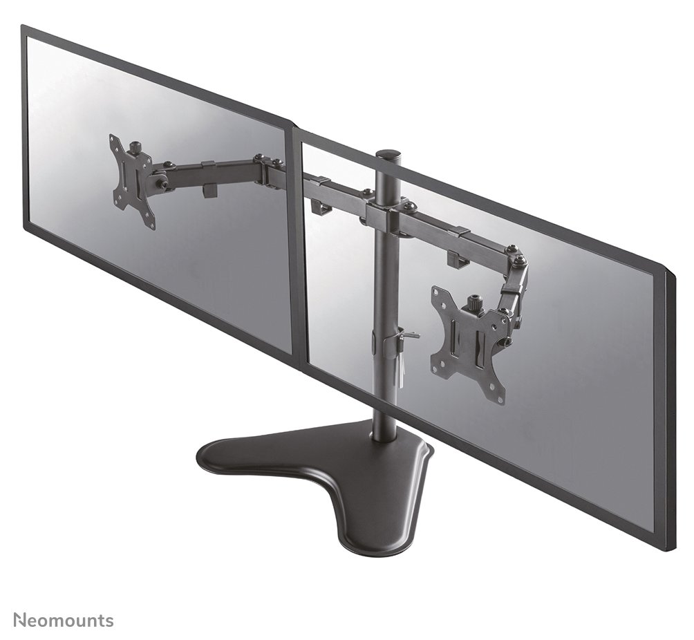 Neomounts by Newstar FPMA-D550DD - Aufstellung - full-motion - für 2 LCD-Displays - Schwarz