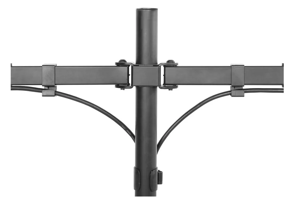 Neomounts by Newstar FPMA-D550DD - Aufstellung - full-motion - für 2 LCD-Displays - Schwarz, Ansicht 3