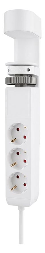 Neomounts Steckdosenleiste - USB-C + USB-A - 230 V - 3680 Watt - Ausgang: 3 (2 x 24-poliger USB-C (PD) - Weiß