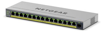 Netgear Easy Smart GS116EP - Switch - L3 - Smart - 1 x 10/100/1000 + 15 x 10/100/1000 (PoE+) von LumaTech