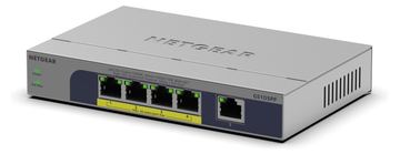Netgear GS105PP - Switch - unmanaged - 1 x 10/100/1000 + 4 x 10/100/1000 (PoE+) von LumaTech