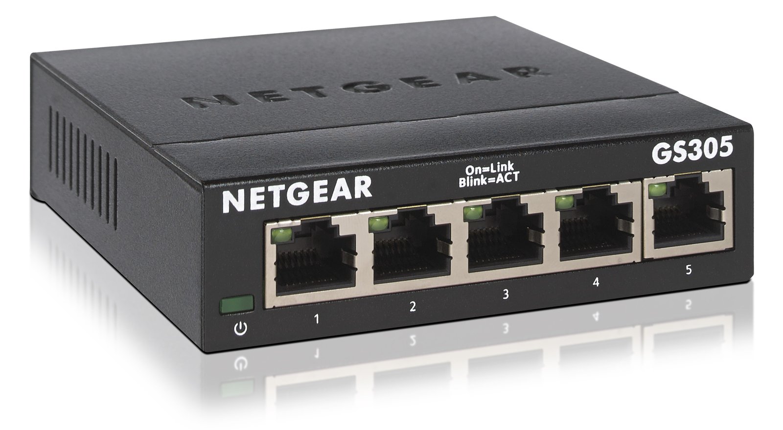 Netgear GS305 - Switch - unmanaged - 5 x 10/100/1000