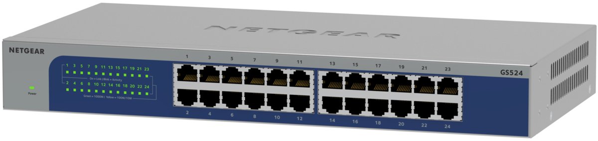 Netgear GS524v3 - Switch - 24 x 10/100/1000 - an Rack montierbar