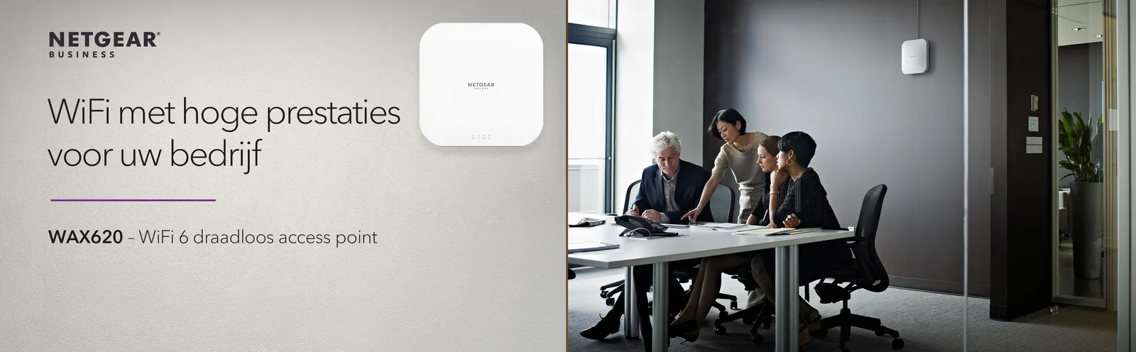 Netgear Insight WAX620 - Accesspoint - Wi-Fi 6, Ansicht 2