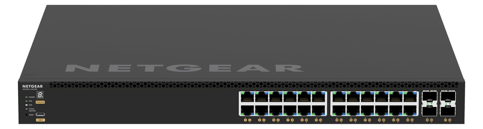 Netgear M4350 Series M4350-24G4XF - Switch - L3 - managed - 24 x 10/100/1000 (PoE+)
