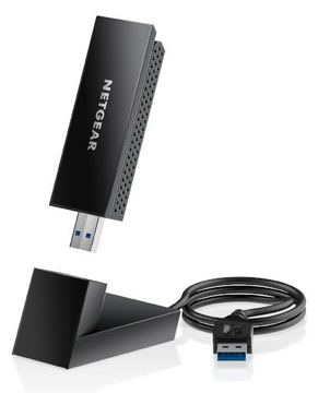 Netgear Nighthawk AXE3000 - Kabellos - USB - WLAN - Wi-Fi 6E (802.11ax) - 1200 Mbit/s - Schwarz von LumaTech
