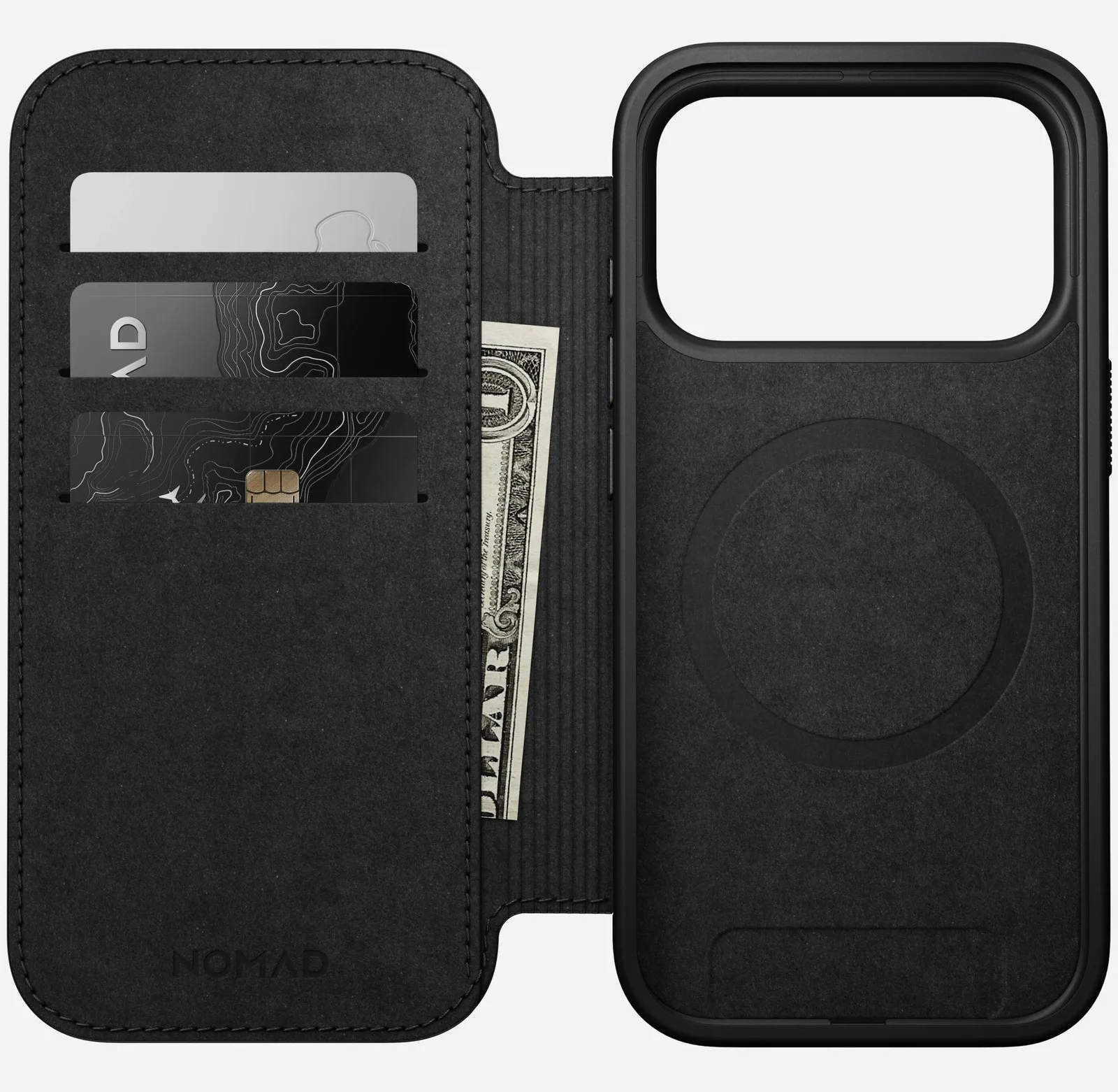 Nomad Modern Leather Folio iPhone 17 Pro Brown, Ansicht 2