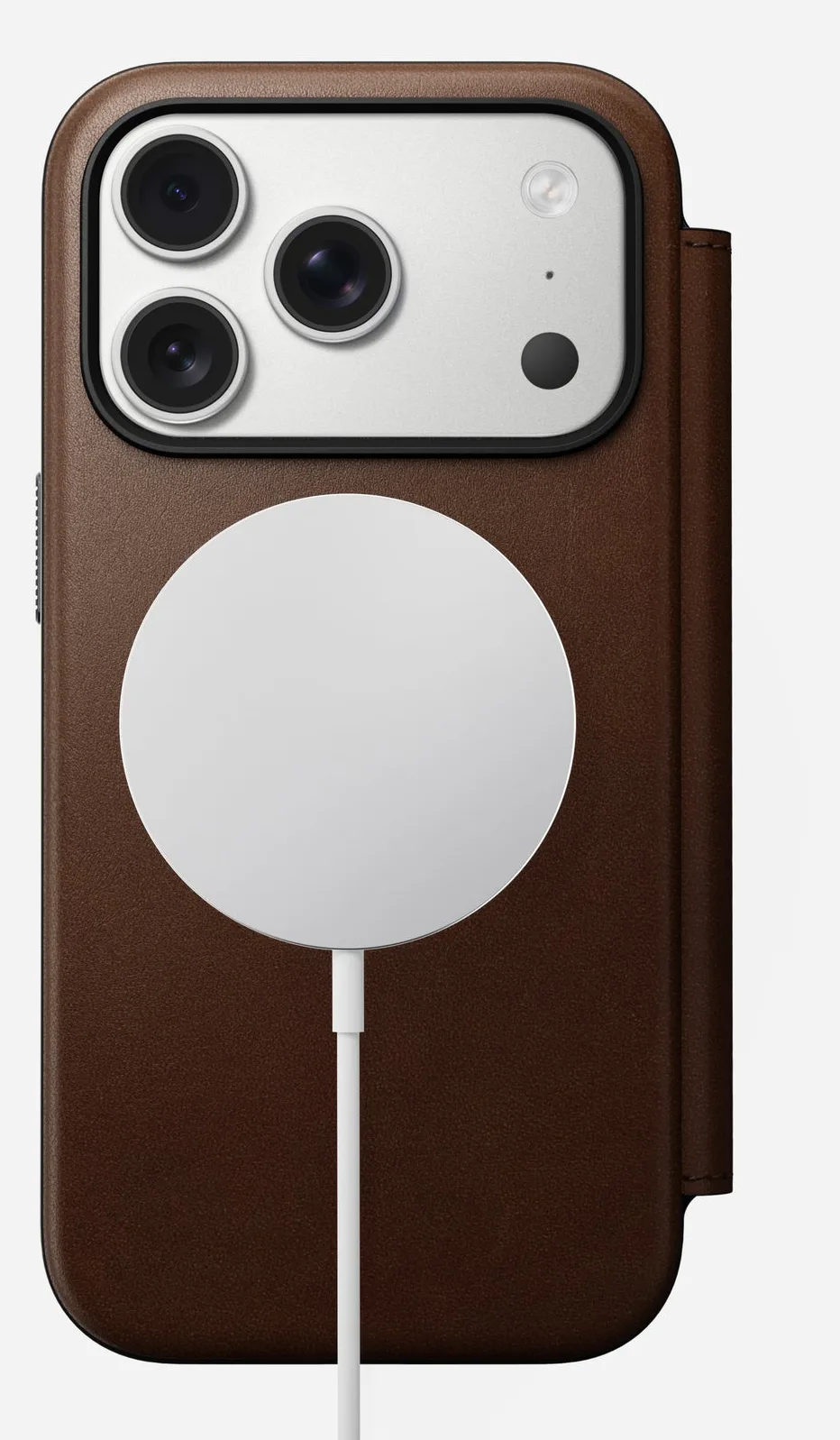 Nomad Modern Leather Folio iPhone 17 Pro Brown, Ansicht 3