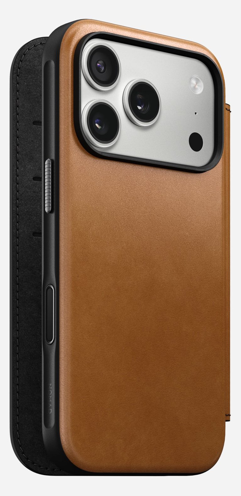Nomad Modern Leather Folio iPhone 17 Pro English Tan