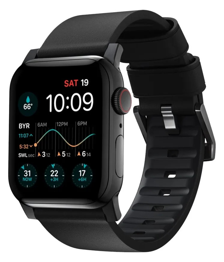 Nomad Modern Strap Blk Actv Lthr Connect 42/44/45/49 ProV2, Ansicht 4