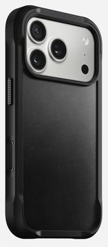 Nomad Rugged Leather Case iPhone 17 Pro Black Horween von LumaTech