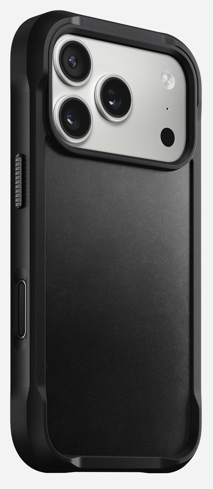 Nomad Rugged Leather Case iPhone 17 Pro Black Horween