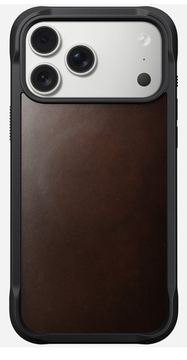 Nomad Rugged Leather Case iPhone 17 Pro Max Rustic Brown Horween von LumaTech