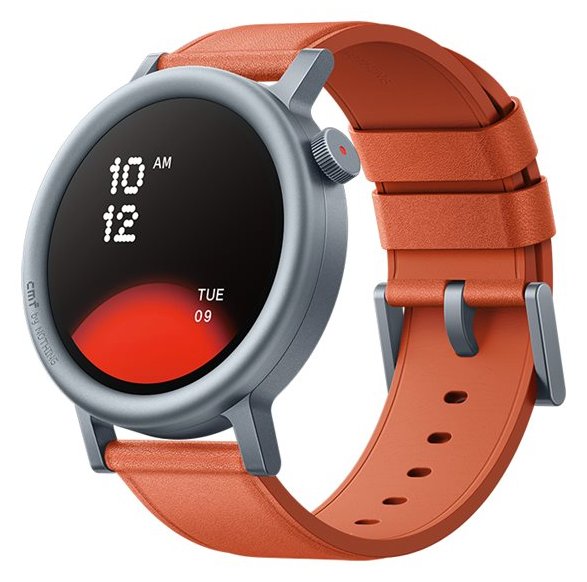 Nothing CMF Watch Pro 2 - intelligente Uhr mit Riemen - Leder - Handgelenkgröße: bis zu 255 mm - Anzeige 3.4 cm (1.32)