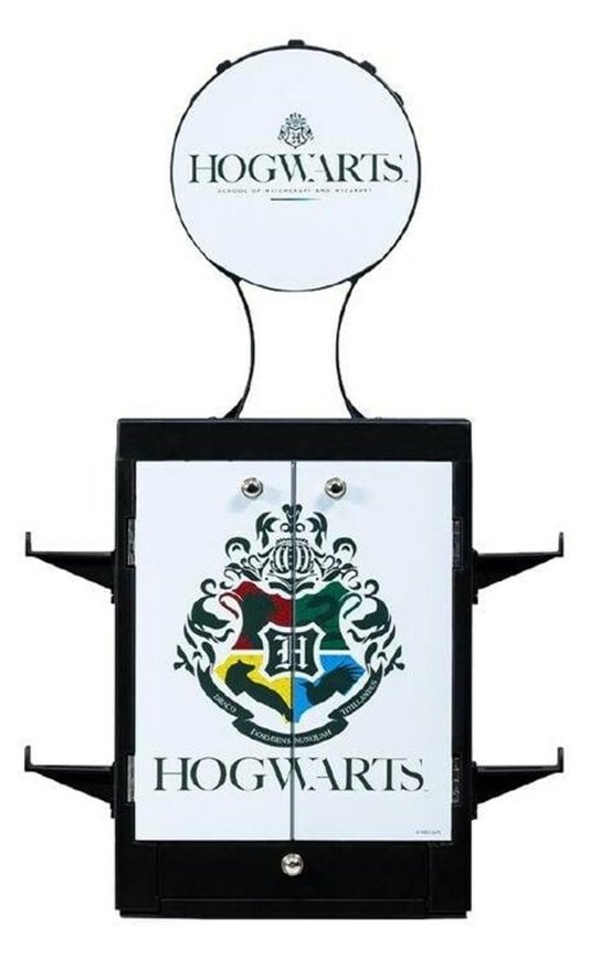 Numskull Games 5056280422495 - Harry Potter Hogwarts Diskettenhalter für Spiele, Xbox, Schwarz, Weiß, Matt