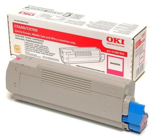 OKI Magenta - Original - Tonerpatrone - für C5600 von LumaTech