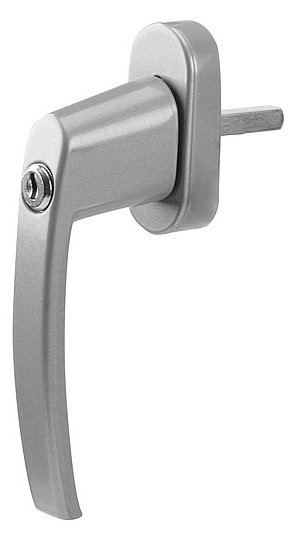 Olympia Fenstergriff mit Schloss FGS 100 silber