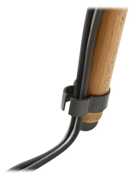 One for All WM 7471 - Aufstellung - Stativ - für Flachbildschirm - handgearbeitetes Holz - Nußbaum, gunmetal-grau, Ansicht 4