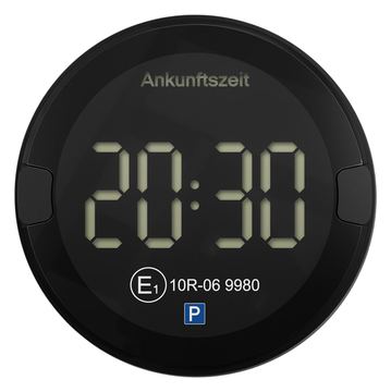 OOONO Park elektronische Parkscheibe Nr.2 dark von LumaTech