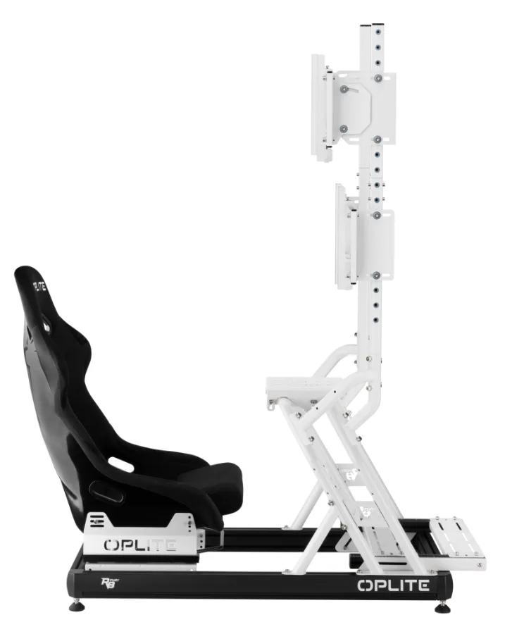 Oplite Monitor Mount R8 On Top Single weiß retail, Ansicht 4