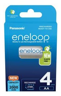 Panasonic eneloop BK-3MCDE - Batterie 4 x AA-Typ - NiMH - (wiederaufladbar)