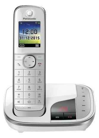 Panasonic KX-TGJ320GW - Schnurlostelefon - Anrufbeantworter mit Rufnummernanzeige