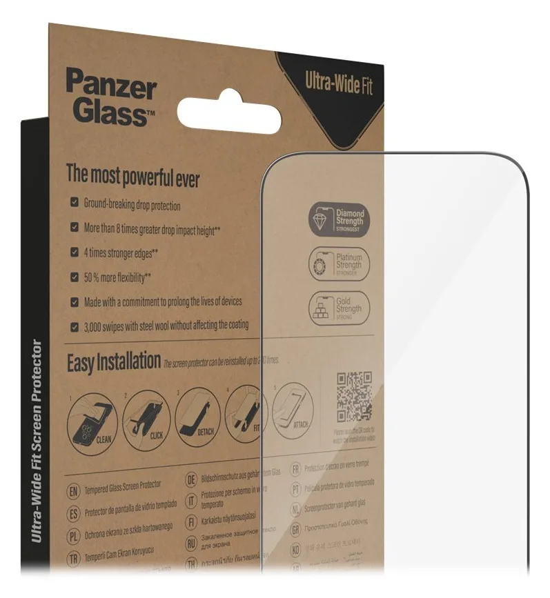 PanzerGlass Bildschirmschutz für Handy - ultra-wide fit, Ansicht 3
