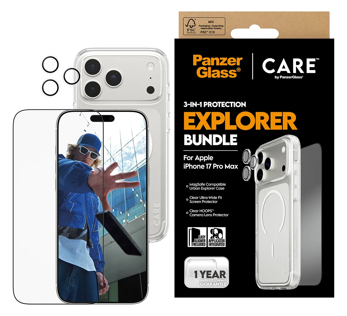 PanzerGlass CARE 3-in-1 Flagship Explorer Bundle iPhone 17 Pro Max, Ansicht 2