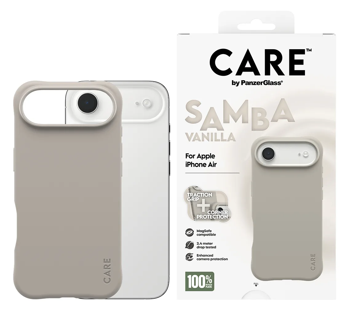 PanzerGlass CARE by Fashionable Case Samba Vanilla w. MagSafe iPhone - Apple - iPhone Air, Ansicht 2