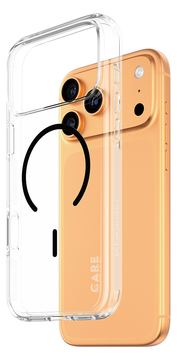 PanzerGlass CARE by Flagship Case Transparent Urban Combat w. Black MagSafe iPhone von LumaTech