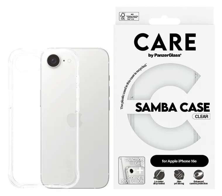 PanzerGlass CARE by PanzerGlass Samba - Hintere Abdeckung für Mobiltelefon - Thermoplastisches Polyurethan (TPU), Ansicht 2