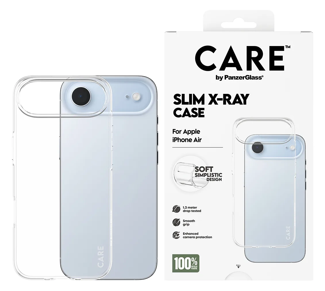 PanzerGlass CARE by PanzerGlass X-Ray - Hintere Abdeckung für Mobiltelefon - weicher Grund - TPU - Apple - iPhone Air, Ansicht 4