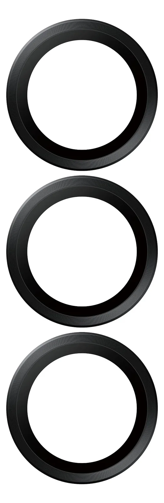 PanzerGlass Hoops - Objektivschutz für Handy - schwarz Gehärtetes Glas, Silikon 0,4 mm, Ansicht 2