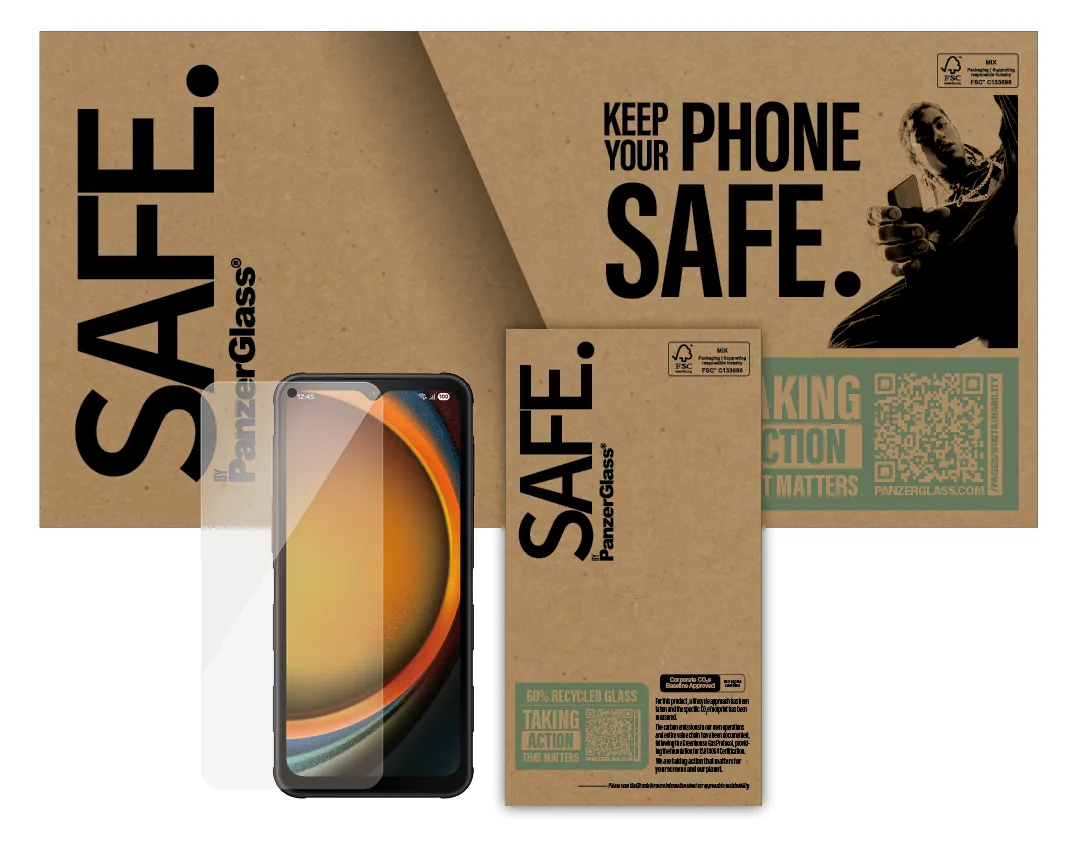 PanzerGlass SAFE Displayschutz Galaxy Xcover7 Pro/Xcover7/Xcover6 Pro, Ansicht 2