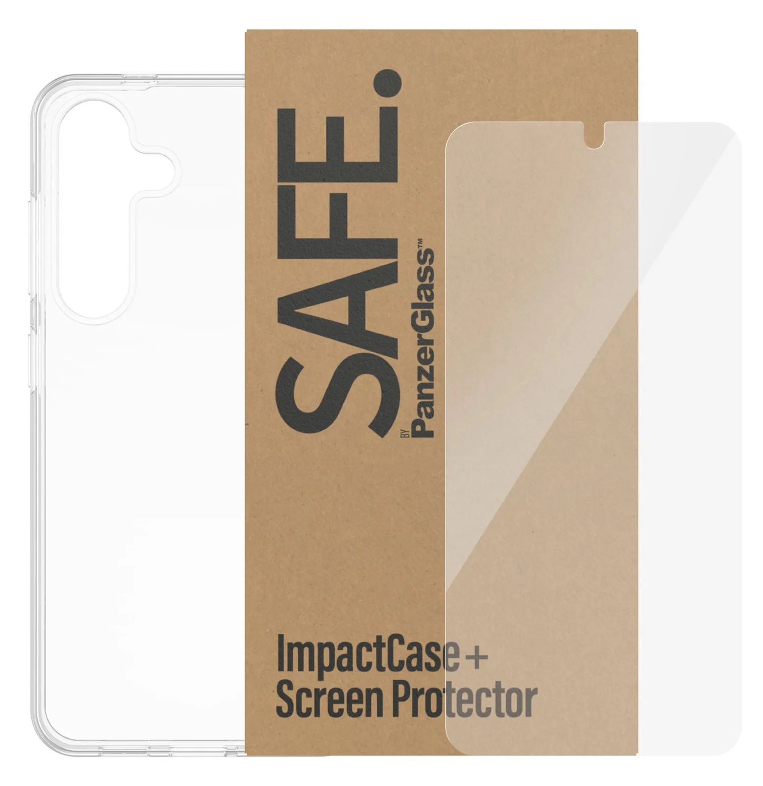 PanzerGlass SAFE. by PanzerGlass - 2-in-1 Schutzpacket - hintere Abdeckung für Mobiltelefon - TPU, Ansicht 3