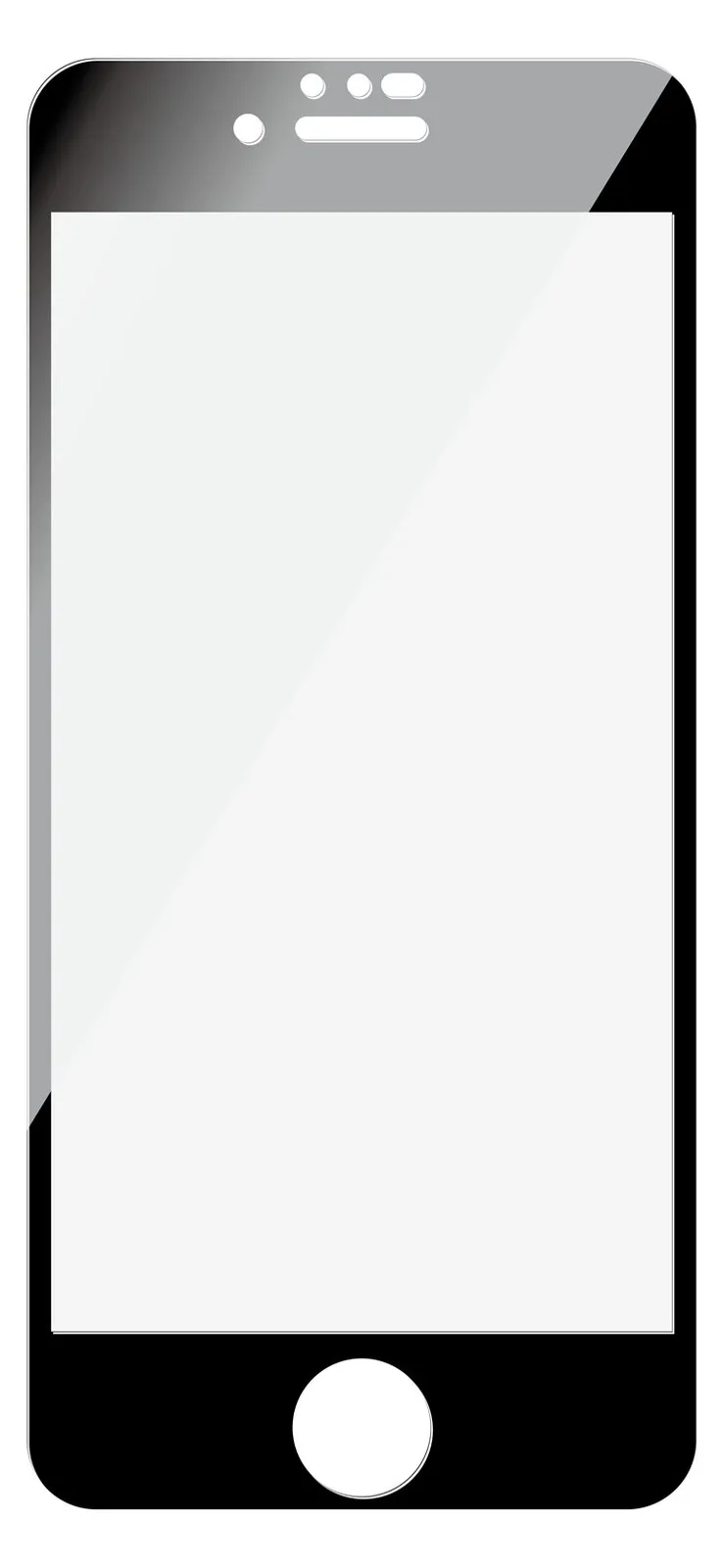 PanzerGlass SAFE. by PanzerGlass - Bildschirmschutz für Handy - Glas - Rahmenfarbe schwarz - für Apple iPhone 6, Ansicht 4