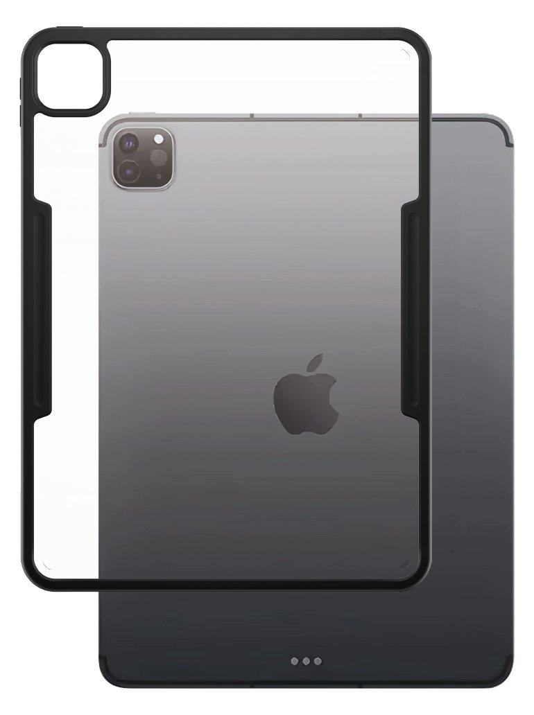 PanzerGlass SAFE. by PanzerGlass - Hintere Abdeckung für Tablet - durchsichtig, Schwarz - für Apple 11-inch iPad Pro