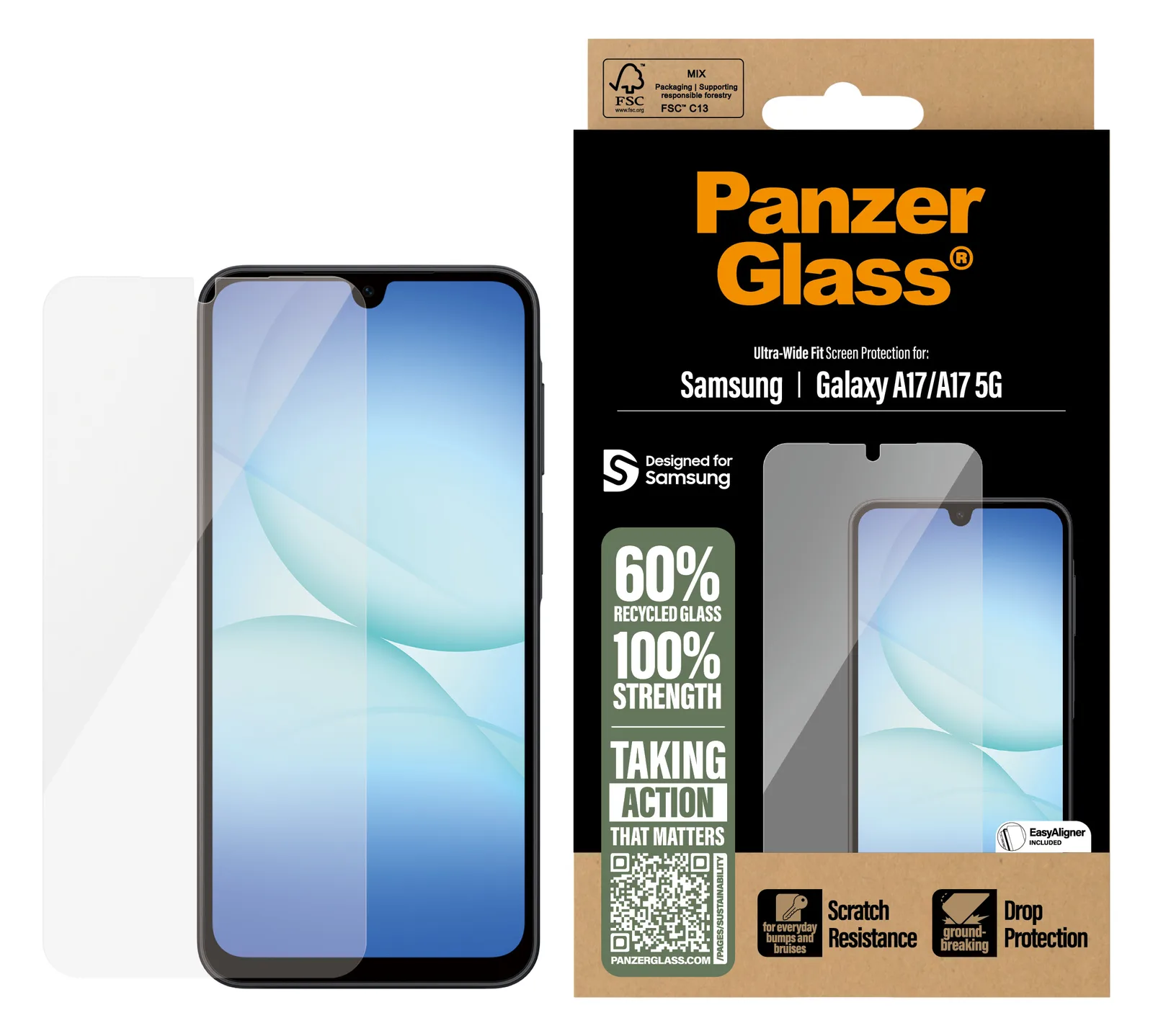 PanzerGlass Screen Protector Samsung Galaxy A17/n, Ansicht 4